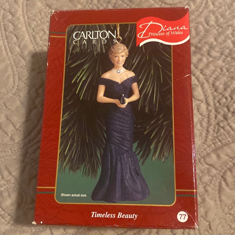 Vintage Princess Diana Ornament